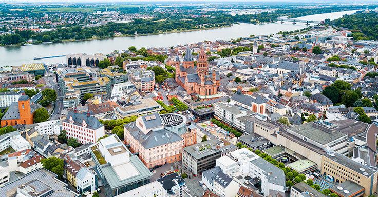 Mainz Blick von oben