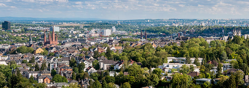Wiesbadener Luftbild -  Immobilienmakler Wiesbaden